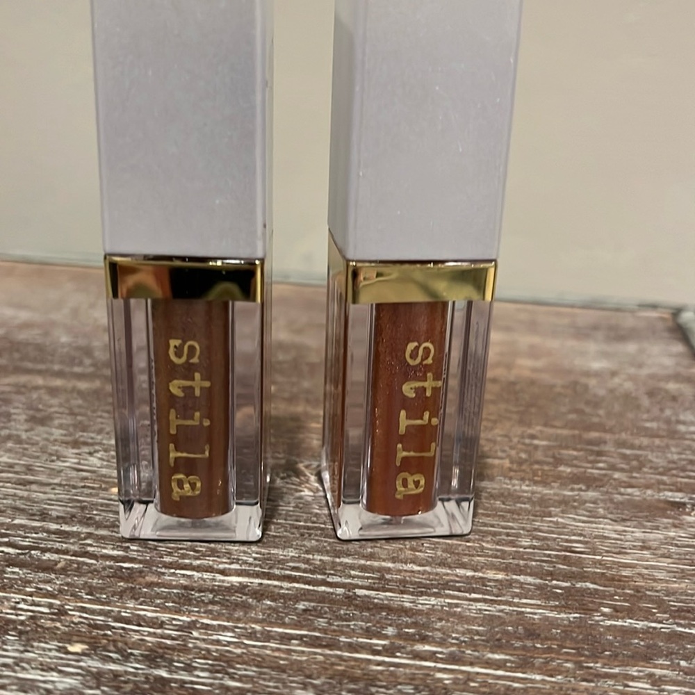 Stila Glisten & Glow Liquid Eyeshadow, set of 2.